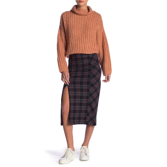 Free People See You Glow Wellington Plaid Skirt - Picture 3 of 8